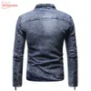 SiteWeie Korean Fashion Jacket Män faller vinter tjockare varm sammet denimjacka män kläder utomhus zip upp jeansrock g482 201127