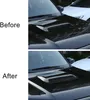 ABS Carbon Fiber Hood Luftkonditionering Ventilation Trim för Toyota 4Runner TRD 2010-2020 Auto Exteriör Tillbehör