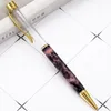 DIY Self-filling Empty Tube Ballpoint Pens Metal Pen Print Marble Stripe Signature Advertising Stationery Office Supplies Writing Gifts