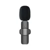 M21 K1 nouveau Microphone Lavalier sans fil micro d'enregistrement Audio vidéo Portable pour IPhone Android jeu en direct caméra de téléphone Portable