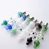 CSYC NC026 Glass Water Bongs Dab Rig Bubbler Pipes 510 Ceramic Quartz Nail Colorful Spill-proof Water-cooled Smoking Pipe