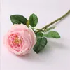 Tallo único Austin Rose Flowers Crimping Hidratante Rose Wedding Party Valentine Day Home Decoraciones para el salón