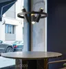 Lustre de sala de estar estilo industrial americano lustre simples holofote moderno decoração criativa luz lâmpadas de reunião de escritório nórdico