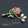 Real Freshwater Pearls Enamel Flor Broche Pin Broach para Mulher Jóias 04713