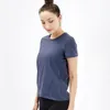 camicia da yoga sportiva da donna ad asciugatura rapida manica corta esercizi traspiranti top da yoga palestra corsa magliette fitness top sportivo