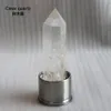 No bottles 100% Natural replaceable crystal column Point reiki Healing magic quartz Wand Water bottle crystal column 201126