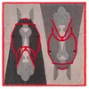 POBING Manual Hand Rolled Twill Silk Scarf Women Horse Head Square Scarves Echarpes Foulards Femme Wrap Lady Bandana Hijab 90CM 201218