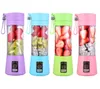 Ny 380ml Portabel Blender Juicing Cup USB Electric Fruit Juicer Handheld Smoothie Maker Juicer Blender Uppladdningsbar Mini Sports Flaska