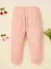 Pantalon en tricot gaufré pour bébé 2 pièces SHE