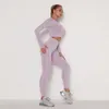 Nueva moda Leggings sin costuras Pantalones de yoga de cintura alta Trajes de gimnasio Ropa deportiva Push Up Pantalones deportivos Ropa deportiva sexy Conjuntos de yoga Traje de entrenamiento