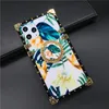 Fashion Flower Plant Lips Square Phone Case para Samsung Galaxy S20 Ultra S10 S21 Plus S8 S9 Nota 20 10 9 A50 A51 A70 A71 CAS3115193