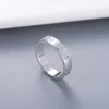 Novo estilo casal anel personalidade simples para anel de amante anel de moda alta qualidade prata banhado a oferta de jóias