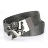 Cukup Unique Design V Modèles boucles Metal Met Met Men's Good Quality Nylon Belts Men Accessoires 3 Largeur 5cm CBCK266289I