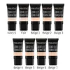 Miss Rose 9 Cores Fally Foundation Waterproof Liquid Foundation Base Liquid Correcionador Maquiagem Cosméticos Compõem