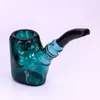 5.7" Glass Sherlock Pipe Fashion Hand Pipes Mix Colors Glass Pipe 82g Tobacco Pipes Small Bubbler For Free