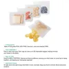 10st återanvändbar silikonförvaringspåse behållare fryspåse läckage top ziplock peva mat kök arrangör påse väskor 201021