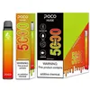 Original POCO HUGE E Cigarettes Disposable Mesh Coil 15ml Prefilled Pod 950mAh Rechargeable Battery 8 Colors Electronic Cigarette 5000 Puffs Large Capacity