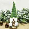 Noël sans visage Gnome Santa Arbre de Noël suspendu ornement poupée décoration pour la maison pendentif ornements chapeau de velours barbu vieil homme Y201020