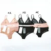 Set di bikini da donna con diamanti Tessili per la casa Lettera classica Jacquard Lady Reggiseno di pizzo Regalo di compleanno per ragazze Set di biancheria sexy239n