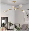 Moderne nordische Kronleuchter Wohnzimmer Lampe Designer Persönlichkeit kreative Esszimmer, Schlafzimmer Villa molekulare Kronleuchter Beleuchtung