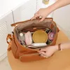 PU Leather Baby Nappy Diaper Bag Backpack+Changing Pad+Stroller Straps+Insulation bag+Cosmetic bag 201120
