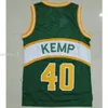 Stitched Custom Shawn Kemp # 40 Sewn Basketball Jersey Kvinnor Youth Mens Basketball Jerseys XS-6XL NCAA