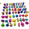 30 шт. / Лот очень милый мультфильм мини-куколы игрушки моделей случайным образом отправка PVC действие цифры игрушки для детей LJ200928