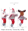 Festival Noel Karnaval Süslemeleri Perde Toka Pencere Ayarı Noel Baba Kardan Adam Elk Karikatür Bebek Toka Hediyeler Ev Ekran