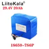 LiitoKala 29,4v 10ah 20ah 30ah 40ah 24V 250W 350W 500W 750W Ebike batteri elcykelbatteri 24V 20ah litiumbatteri