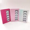 2021 Nyankomster 5 par Lash Book för 3D 5D Mink False Eyelashes Custom Eyelash Packaging Box