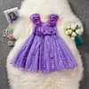 Toddler Baby Girls Rapunzel Sofia Princess Costume Halloween Cosplay Clothes Toddler Party Role-play Kids Fancy Dresses For Girl LJ200923
