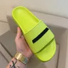 Moda Havuz Terlik Slayt sandalet Kauçuk Eğitmenler tasarımcı Erkek siyah Flip Flop Yuvarlak kaymaz balencaigas Kadın Rahat balencaiga balenciagas Sandalet