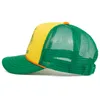 Dustin 2019 Stranger Hat Things Retro Mesh Trucker Cap Yellow Green 85 Vet Var justerbar Cap -present Halloween3853233