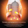 Мощный мужской мастурбатор автоматическая сосание вакуумная мастурбация чашка пениса головки вибратор нагрев минет оральный секс игрушки для человека 201216