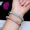 Outras pulseiras 100% Real e Natural Opal Bangle 925 Sterling Silver Fine Jewelry Opalbangle1