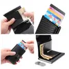 Support Drop Busins ​​Minimalist Slim Credit Card Holder Men Small Leather Popup Wallet Smart Wallet4495151