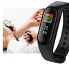 M4 الذكية الفرقة اللياقة تعقب الرياضة سوار معدل ضربات القلب ووتش الذكية 0.96 بوصة smartband مراقب الصحة معصمه pk mi band 4 dhl