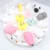 Squishy دقيقة تغيير اللون لطيف لعبة القط مؤخرات الكرة ضغط mochi ارتفاع abreact لينة لزجة الإجهاد الإغاثة مضحك هدية