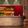 Happy Hour Wine Time Wine O'Clock Booze Orologio da parete Man Cave Pub Bar Decorazione della parete Ristorante Bevitore di vino Regali di alcol Cantina A246a