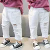 Autumn Fashion Baby Boys Pants Dziecięcy dżinsowe dżinsy źródło źródła wysokiej talii dla chłopców ubrania dla dzieci xiao lu mao lj201127