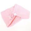 Microfiber Hair Drying Towel Wrap Turban Head Hat Bun Cap Shower Dry Microfiber Bath Towel A15702262