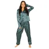 Hot Sell Womens Sleepwear Sleepwear Pigiama Set di buona qualità Sleep Top + Bottoms Fashion Luxury Unisex traspirante Elegante Signore Abbigliamento H1609