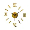 Настенные часы Продажа кварцевые часы Большой декоративная гостиная игла иголка Краткое 3D Акриловое зеркало наклейка Reloj de parred horloge1