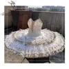 Creamy White Esmeralda Professional Ballet Tutu Women Classical Performance Costumes BT4060B