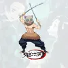 Keychains Anime Figure Kisatsutai Tomioka Giyuu Kimetsu No Yaiba Acrylic Stand Model Plate Desk Decor Standing Sign Fans Gift8258693