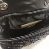 2021 Kadın Tasarımcı Omuz Çantaları Nakış Gümüş Zincir Çantalar Klasik Mektup Lady Handbag En Kalite Sequins Crossbody Bag Purse281a