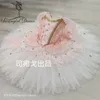 Pink Fairy Doll Variation Tutu professionale Bambina bambina YAGP Concorso Performance Tutu di balletto per adulti BT4047