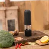 Moulin à poivre en céramique électrique en plastique électrique pour herbes, poivre, épices, cuisine réglable, Gadgets de meulage BBB14520