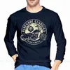 Motocicleta Heavy Metotcycle Estados Unidos O Neck Algodão Custom Manga Comprida Plus Size Camisa Europeia Camiseta Para Homens Presente De Aniversário 220115