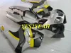 Custom Motorcycle Fairing body kit for KAWASAKI Ninja ZX-7R ZX7R 1996 2003 ZX 7R 96 97 02 03 Silver black Fairings bodywork+gifts KZ18